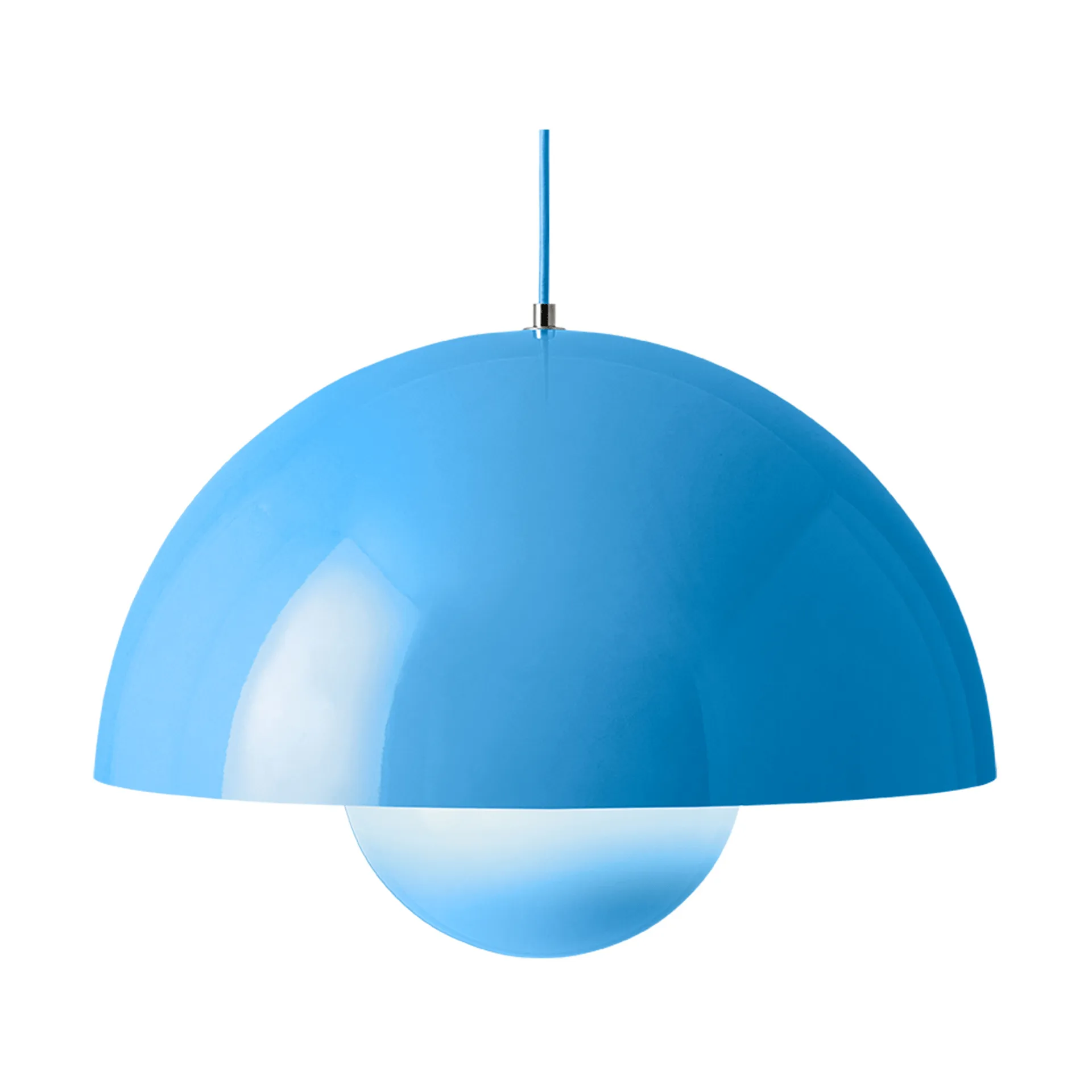 Suspension Flowerpot VP2, Swim blue &Tradition