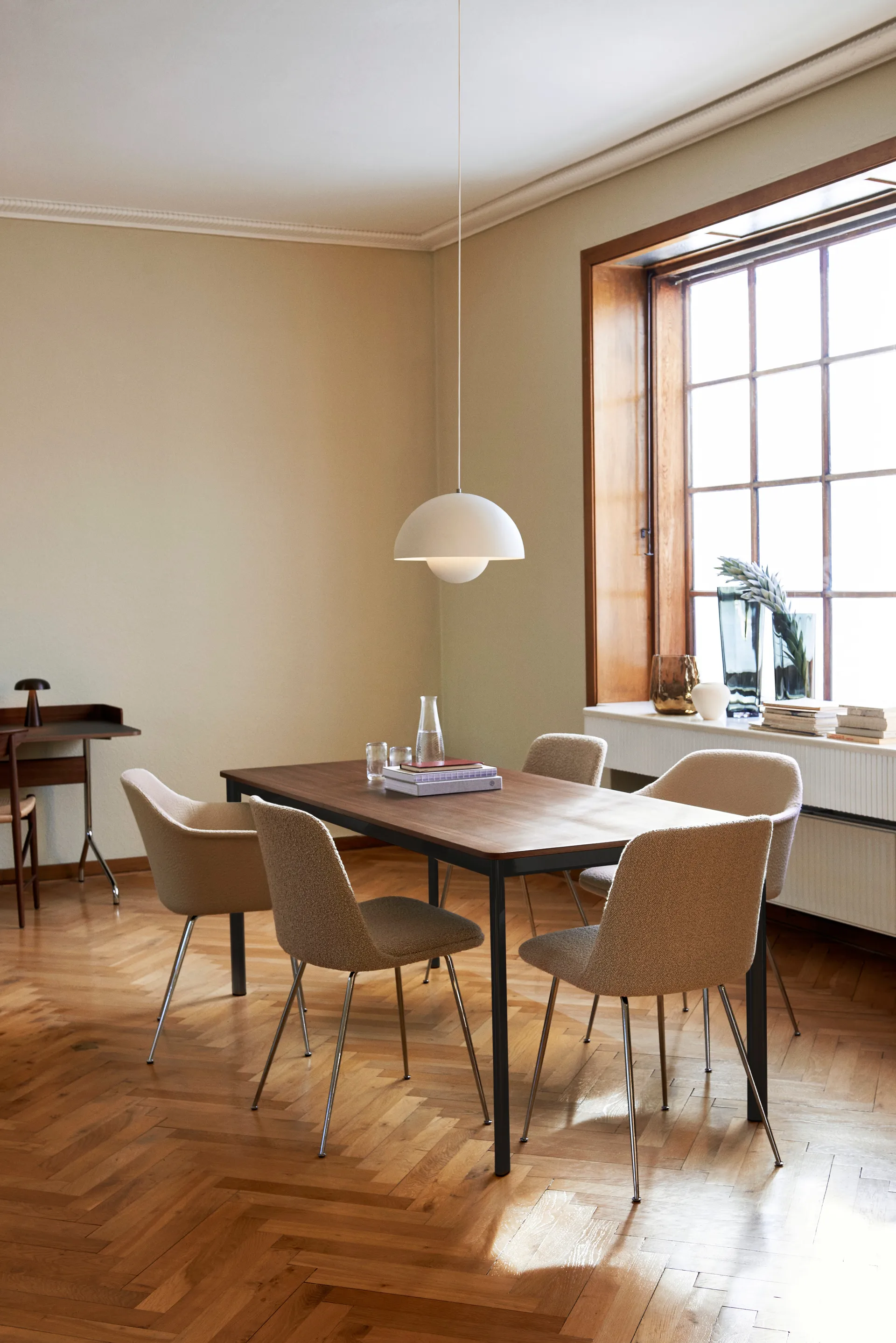 Suspension Flowerpot VP7, Blanc mat &Tradition