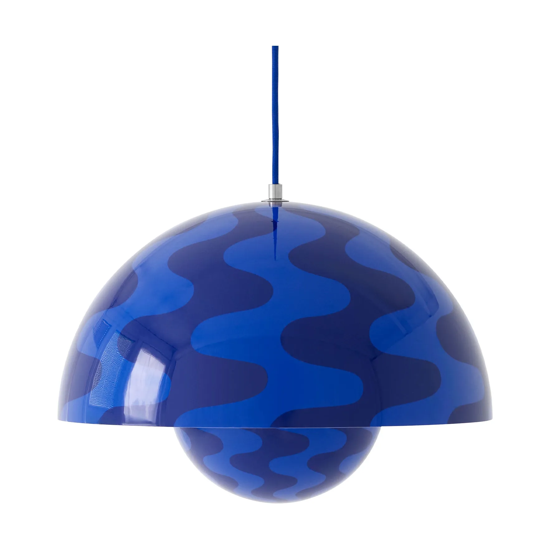 Suspension Flowerpot VP7, Cobalt blue-Twilight blue &Tradition
