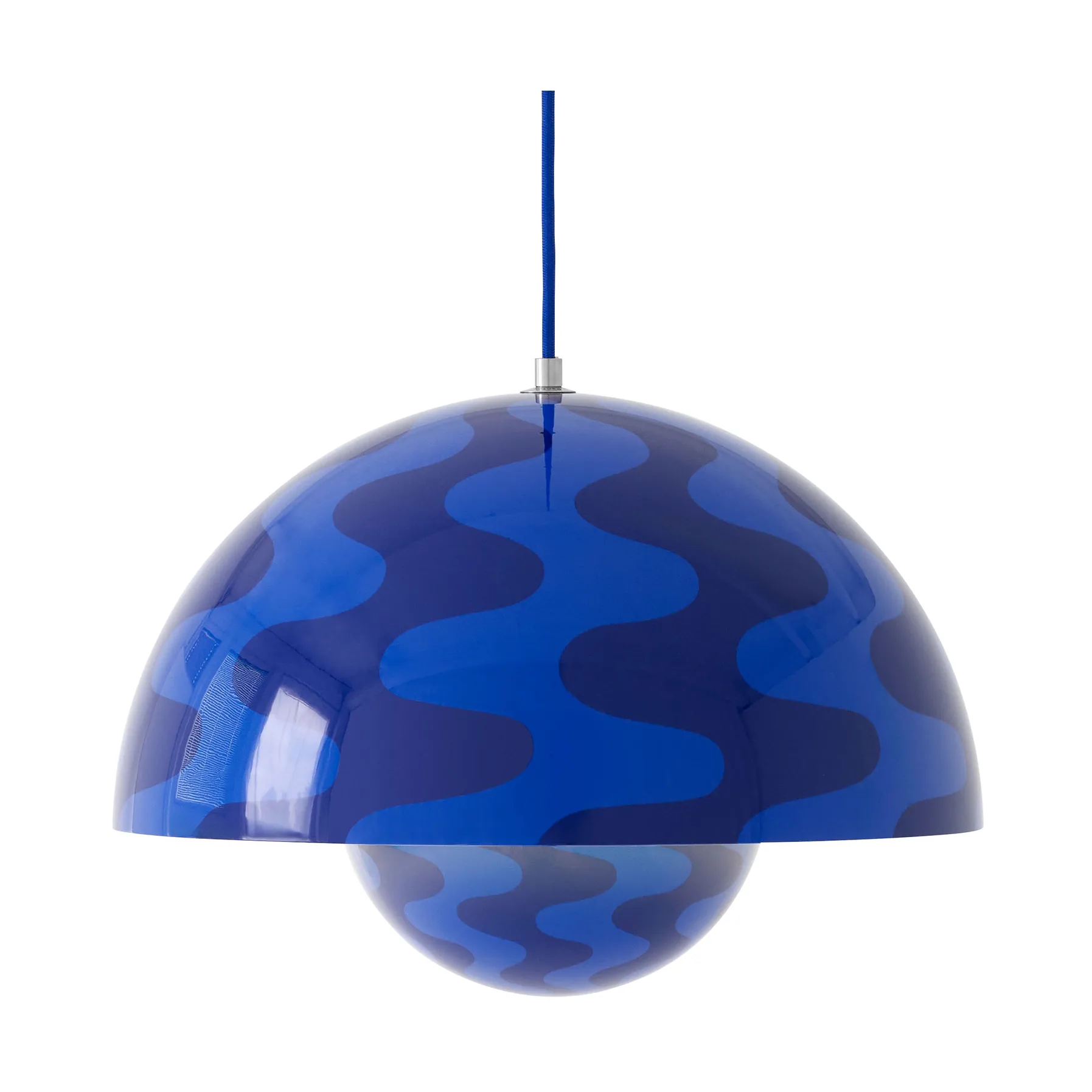 Suspension Flowerpot VP7, Cobalt blue-Twilight blue &Tradition