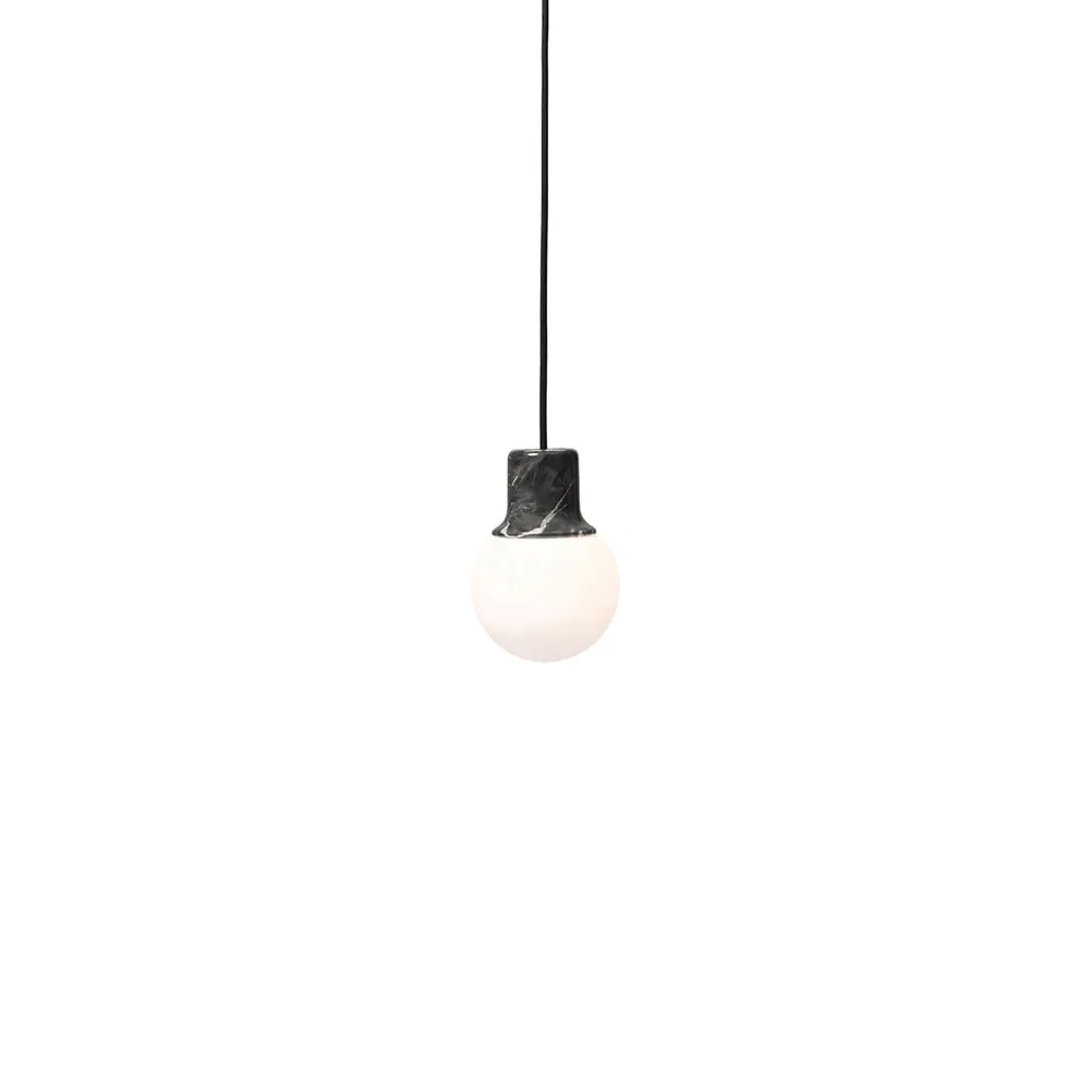 Suspension Mass Light Na5 - Marbre Noir - Lampe Suspendue
