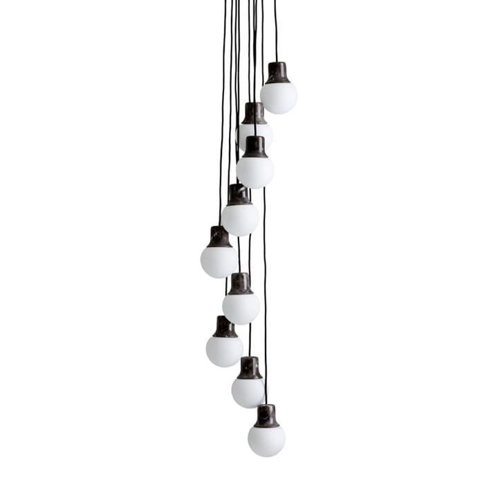 Suspension Mass Light NA6, marbre noir/blanc, nero marquina &Tradition