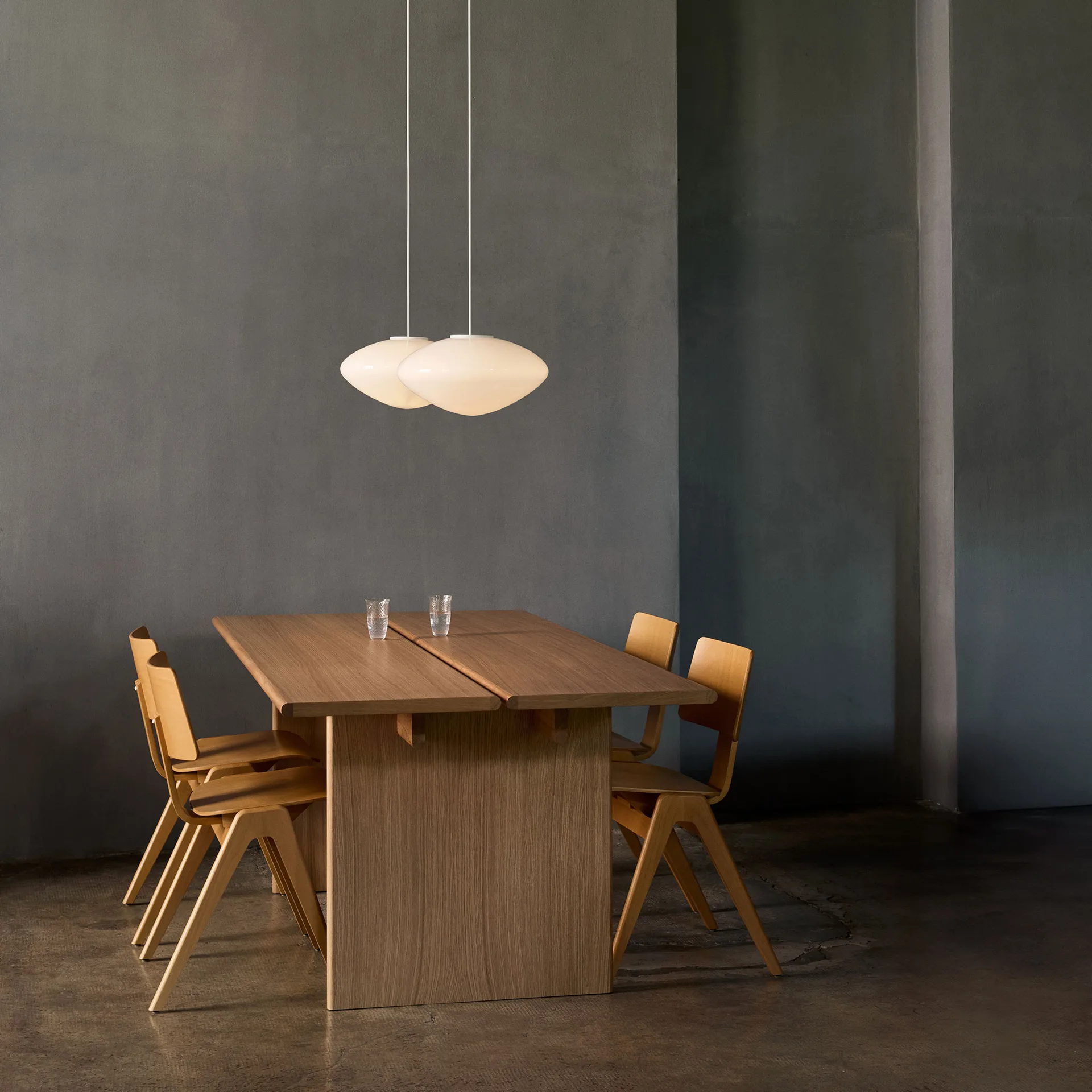 Table à manger Ita OS1 95x200 cm, Oak &Tradition