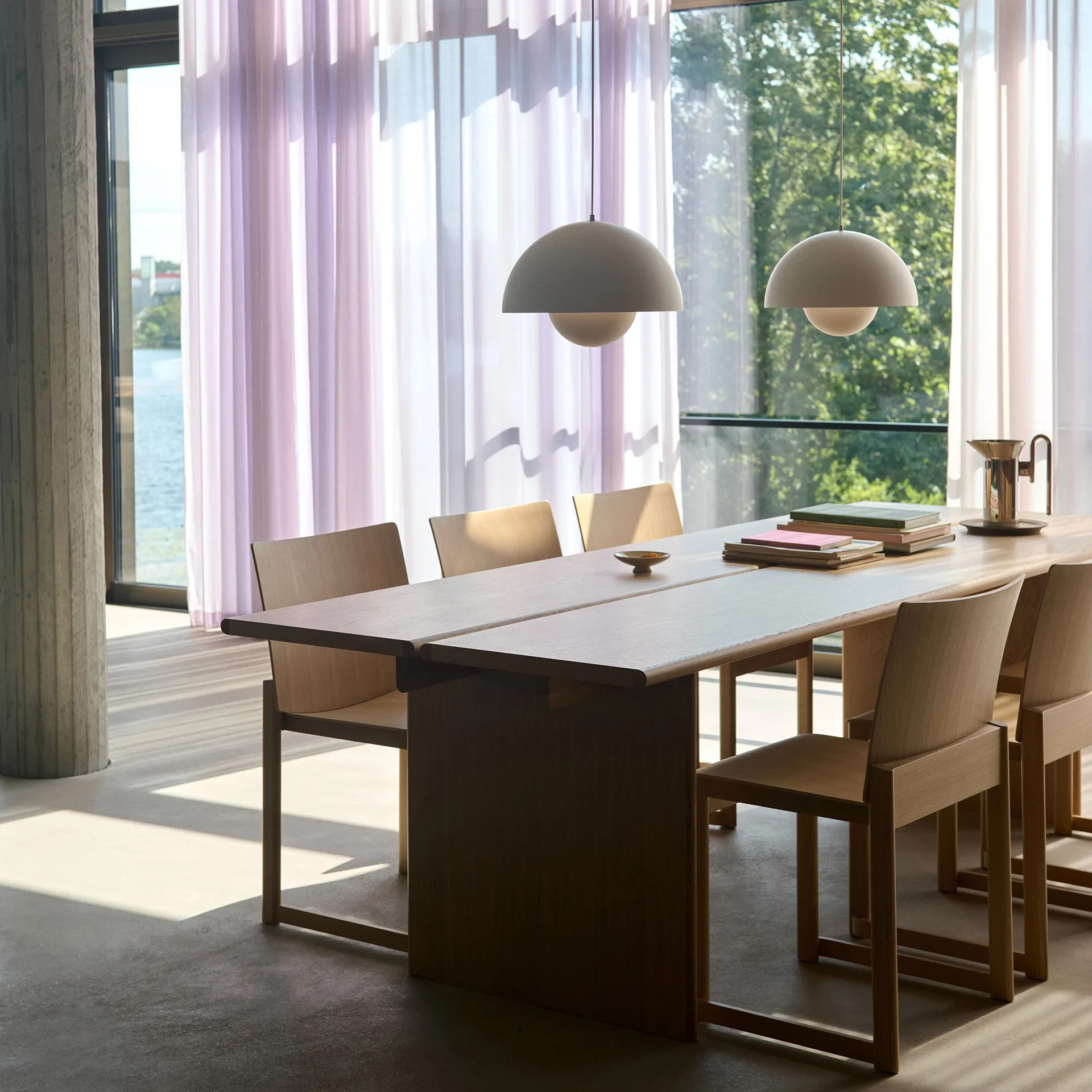 Table à manger Ita OS1 95x200 cm, Oak &Tradition