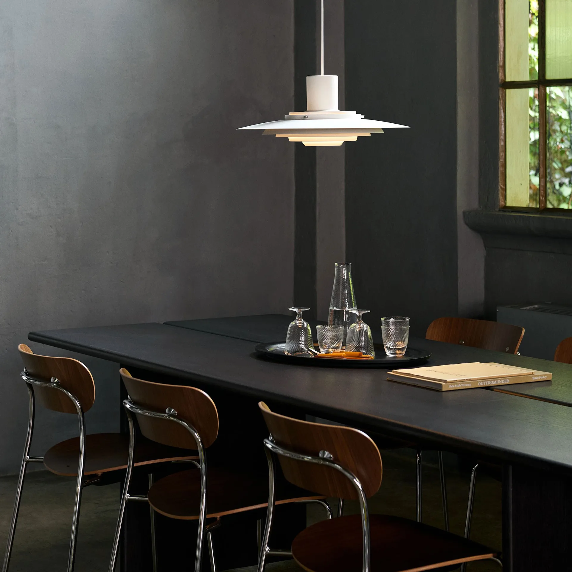 Table à manger Ita OS2 95x260 cm, Dark stained oak &Tradition