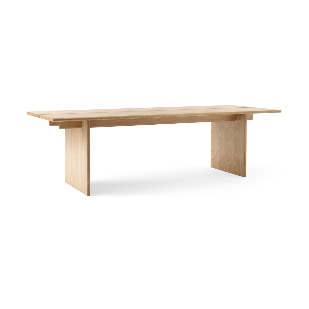 &Tradition Table à manger Ita OS2 avec gestion des câbles 95x260 cm Oak