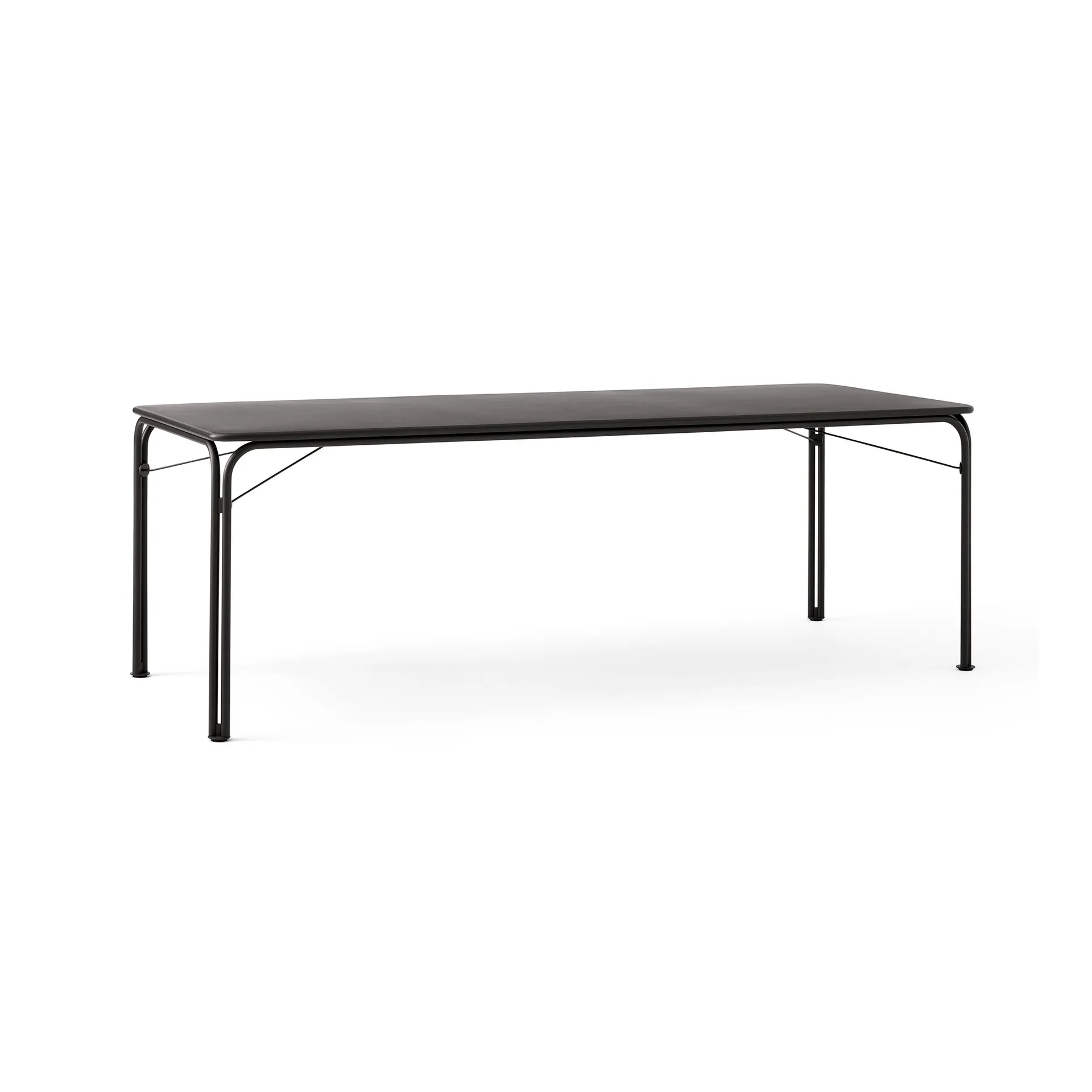 Table à manger Thorvald Outdoor SC99 220 cm, Warm black &Tradition
