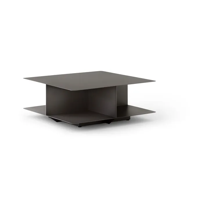 Table basse Develius EV3 - Steel stone grey, Ø89x40 cm - &Tradition