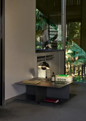 Table basse Develius EV3 - Steel stone grey, Ø89x40 cm - &Tradition