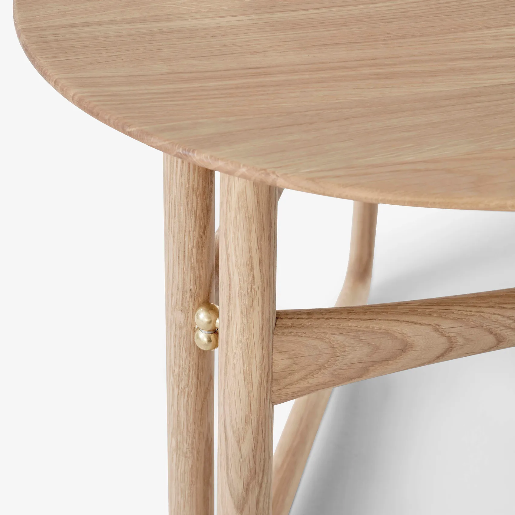 Table basse Drop Leaf HM5, Oiled oak &Tradition