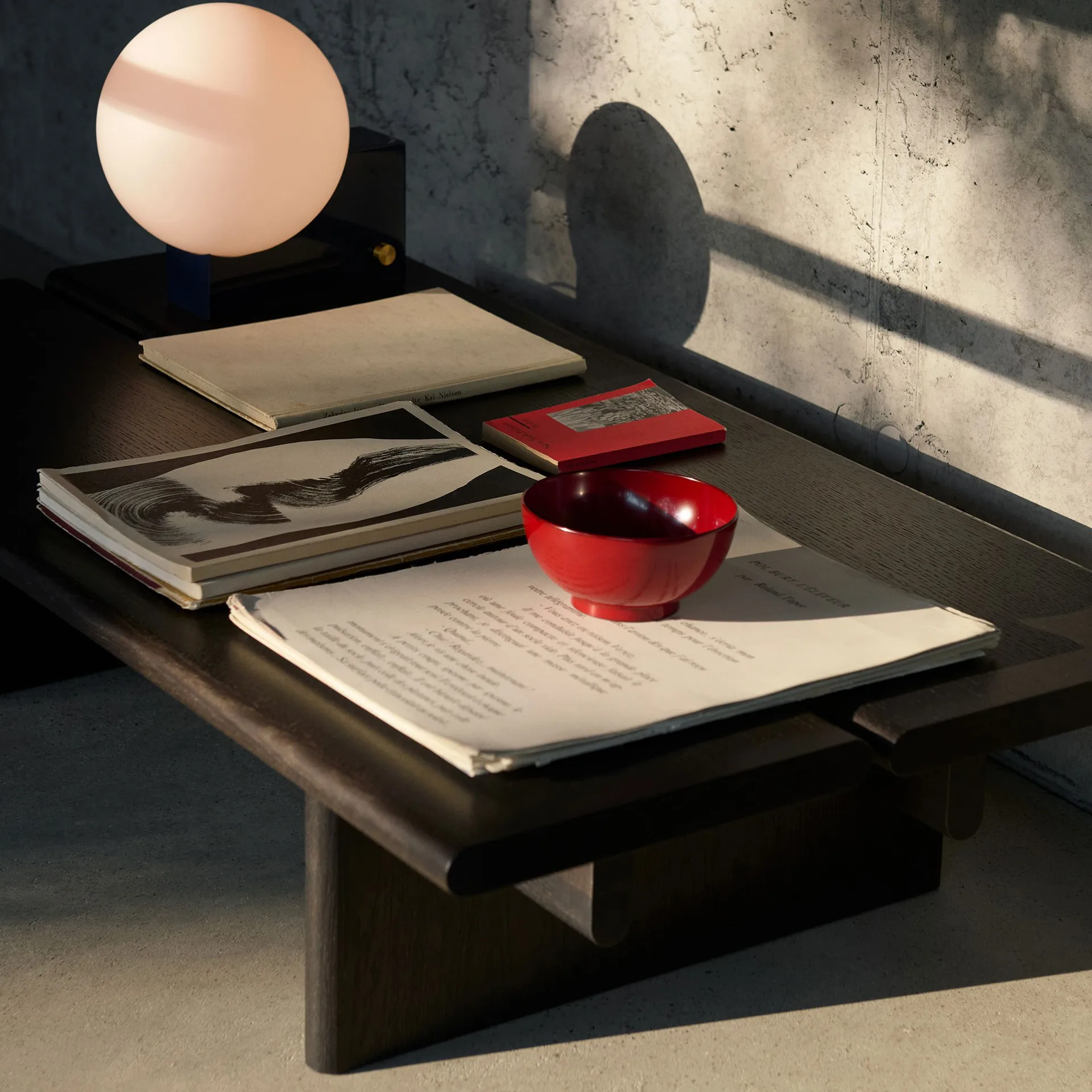 Table basse Ita OS3 60x110 cm, Dark stained oak &Tradition