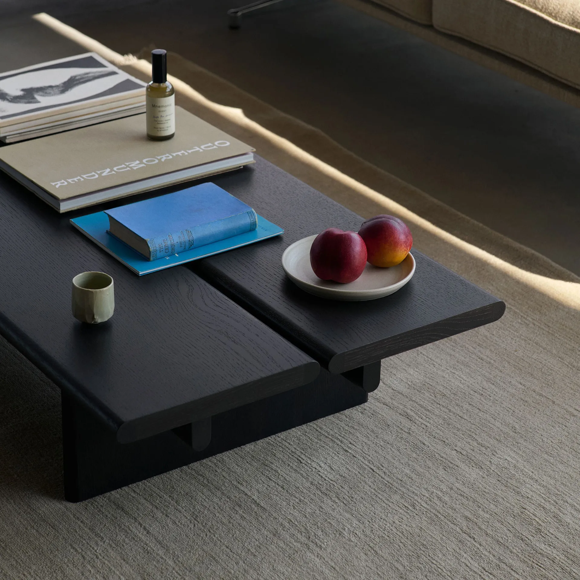 Table basse Ita OS3 60x110 cm, Dark stained oak &Tradition