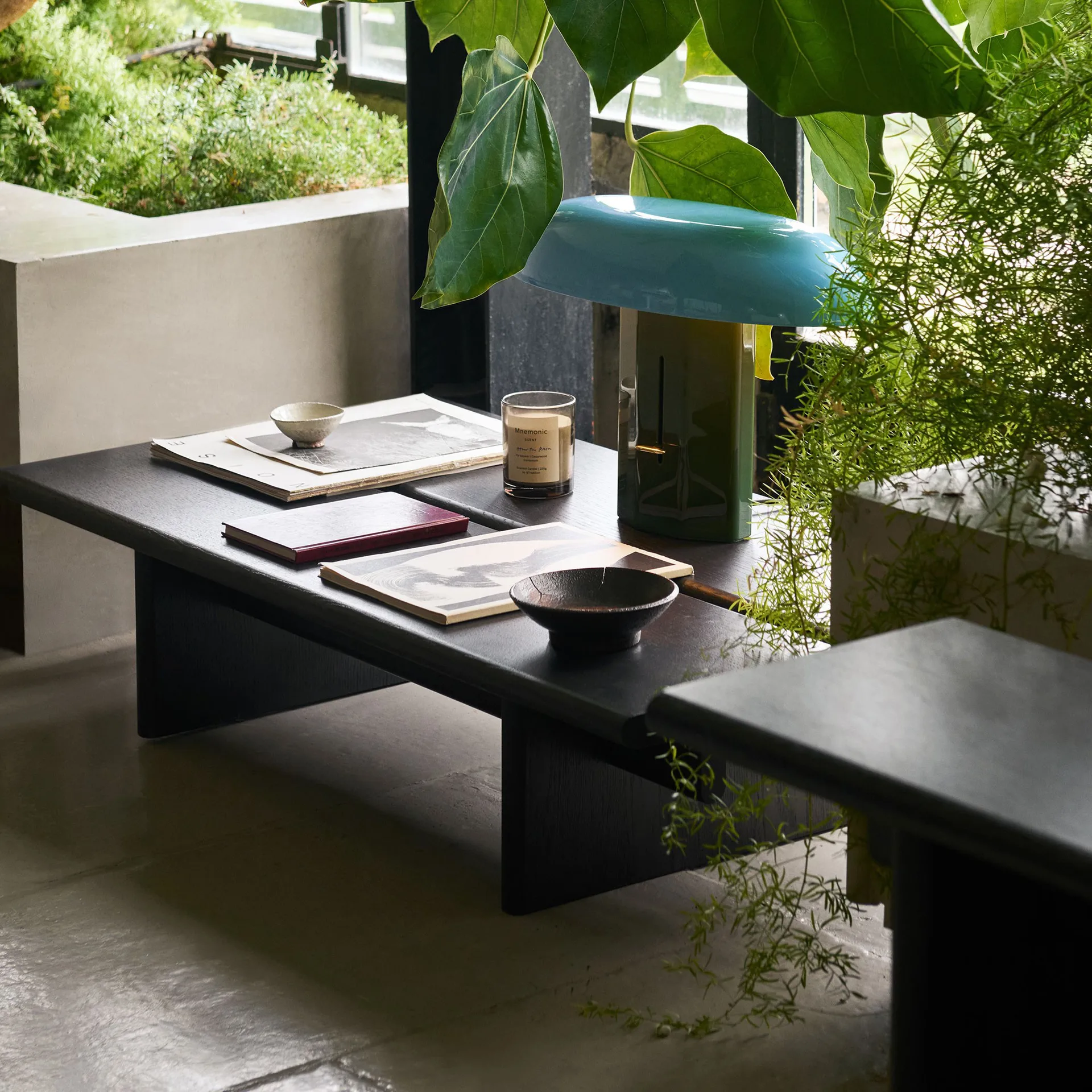 Table basse Ita OS3 60x110 cm, Dark stained oak &Tradition