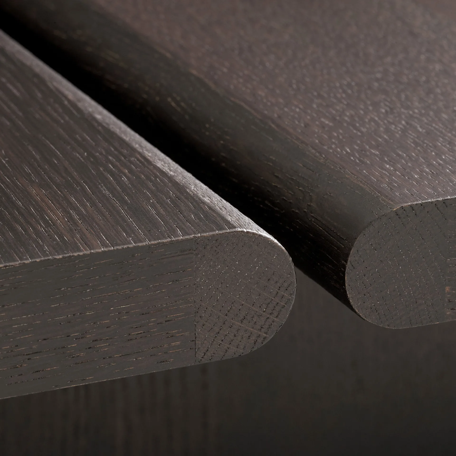 Table basse Ita OS4 110x110 cm, Dark stained oak &Tradition