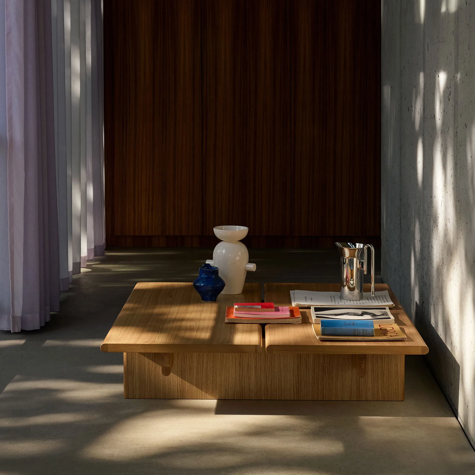 Table basse Ita OS4 110x110 cm, Oak &Tradition