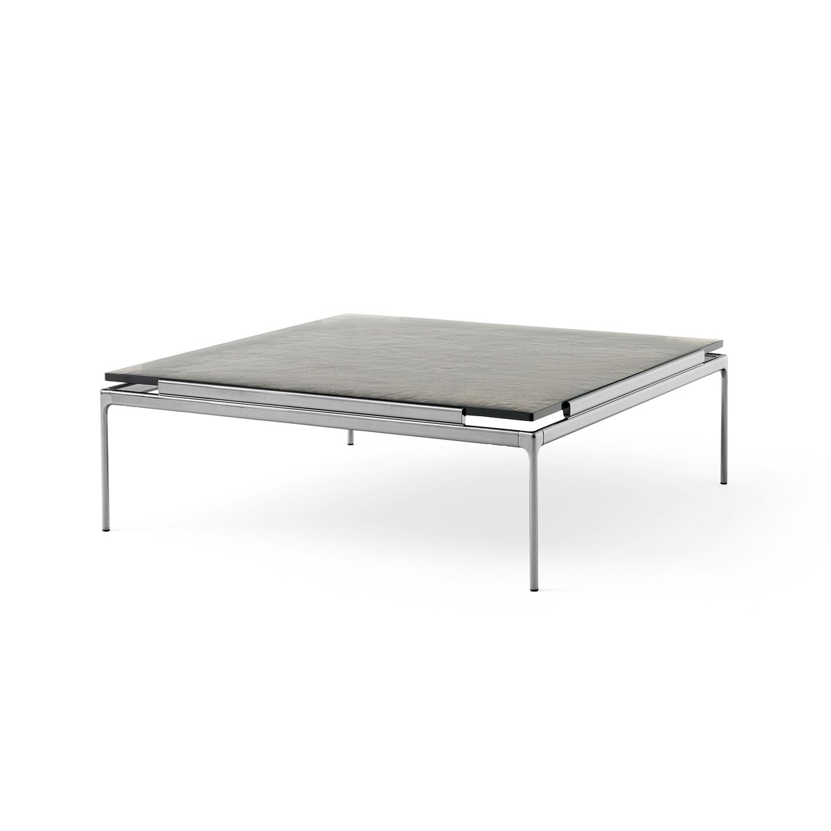 &Tradition Table basse LN13 Sett cast glass-dark chrome