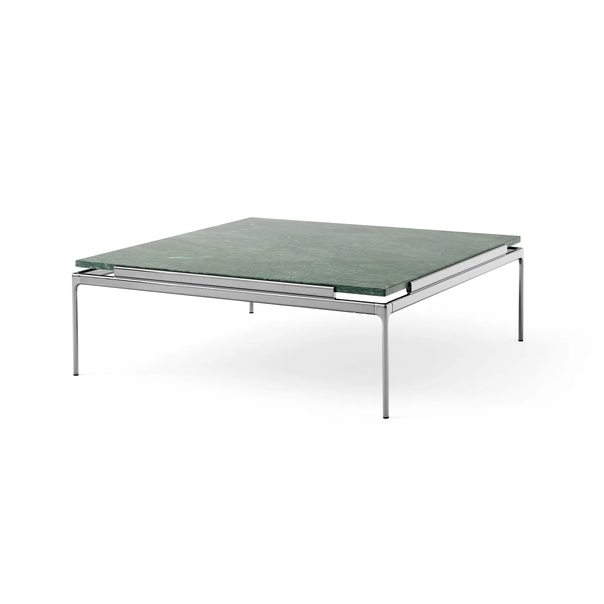Table basse LN13 Sett, Verde guatemala-dark chrome &Tradition