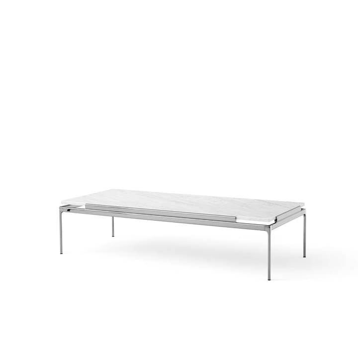 Table basse Sett LN12 - Bianco carrara-dark chrome - &Tradition