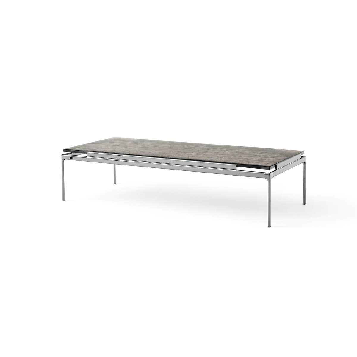 &Tradition Table basse Sett LN12 cast glass-dark chrome