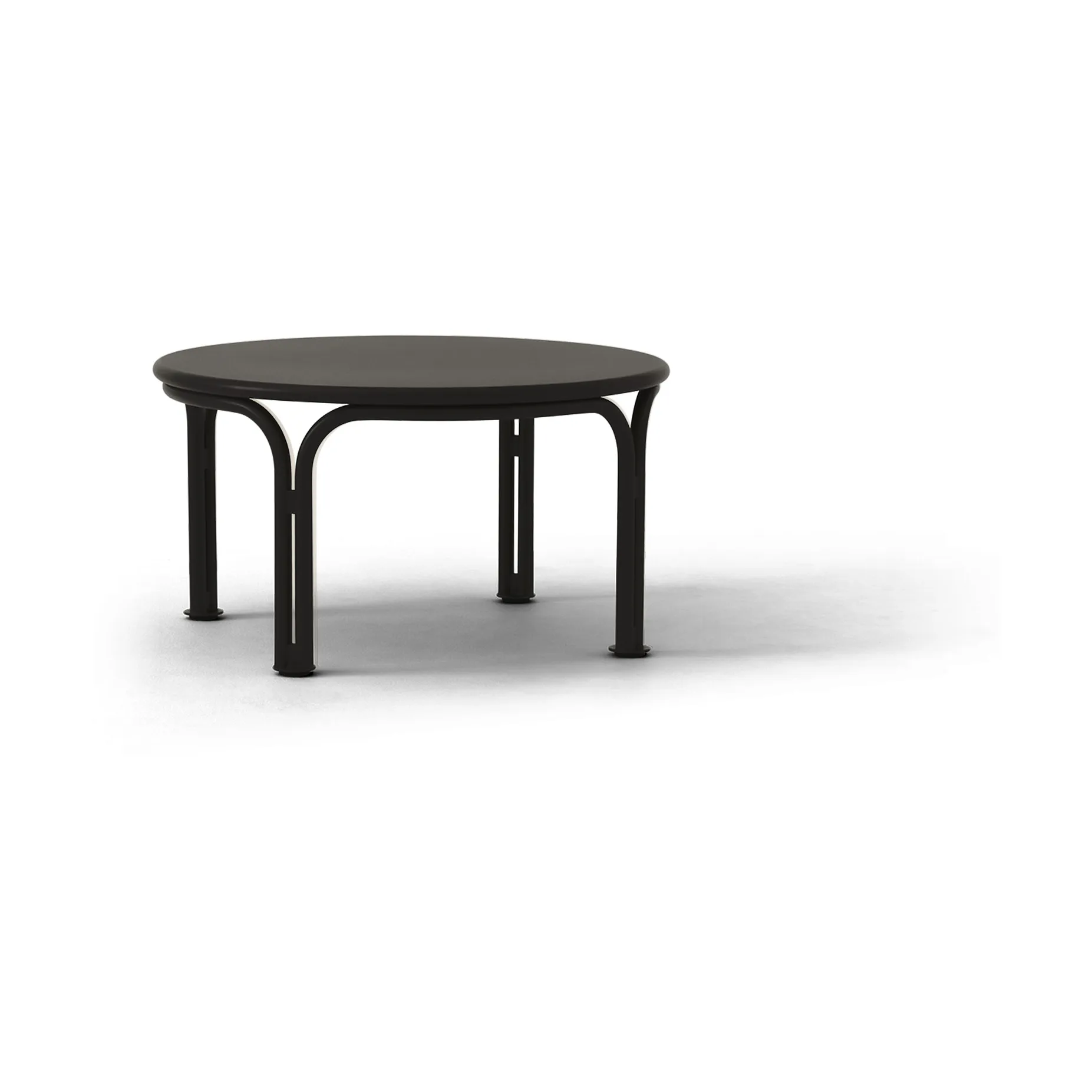 Table basse Thorvald SC108, Warm black, Ø70 cm &Tradition