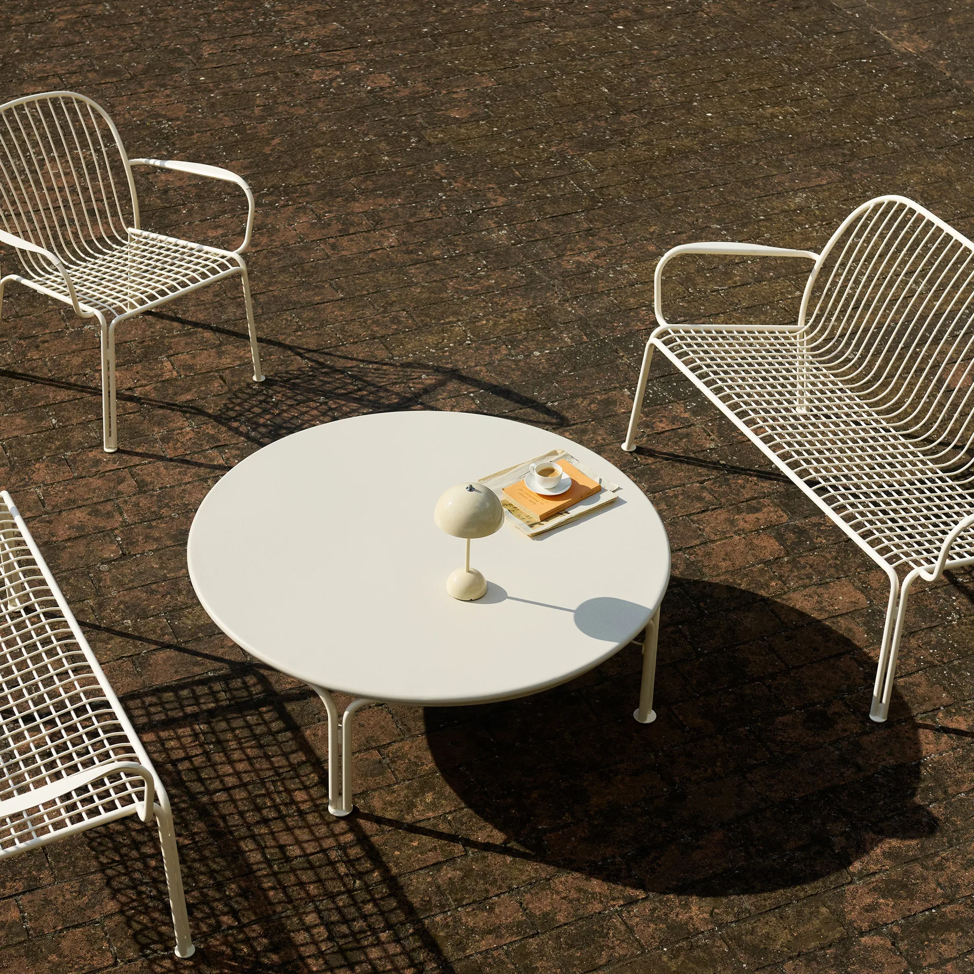 Table basse Thorvald SC109, Ivory, Ø115 cm &Tradition