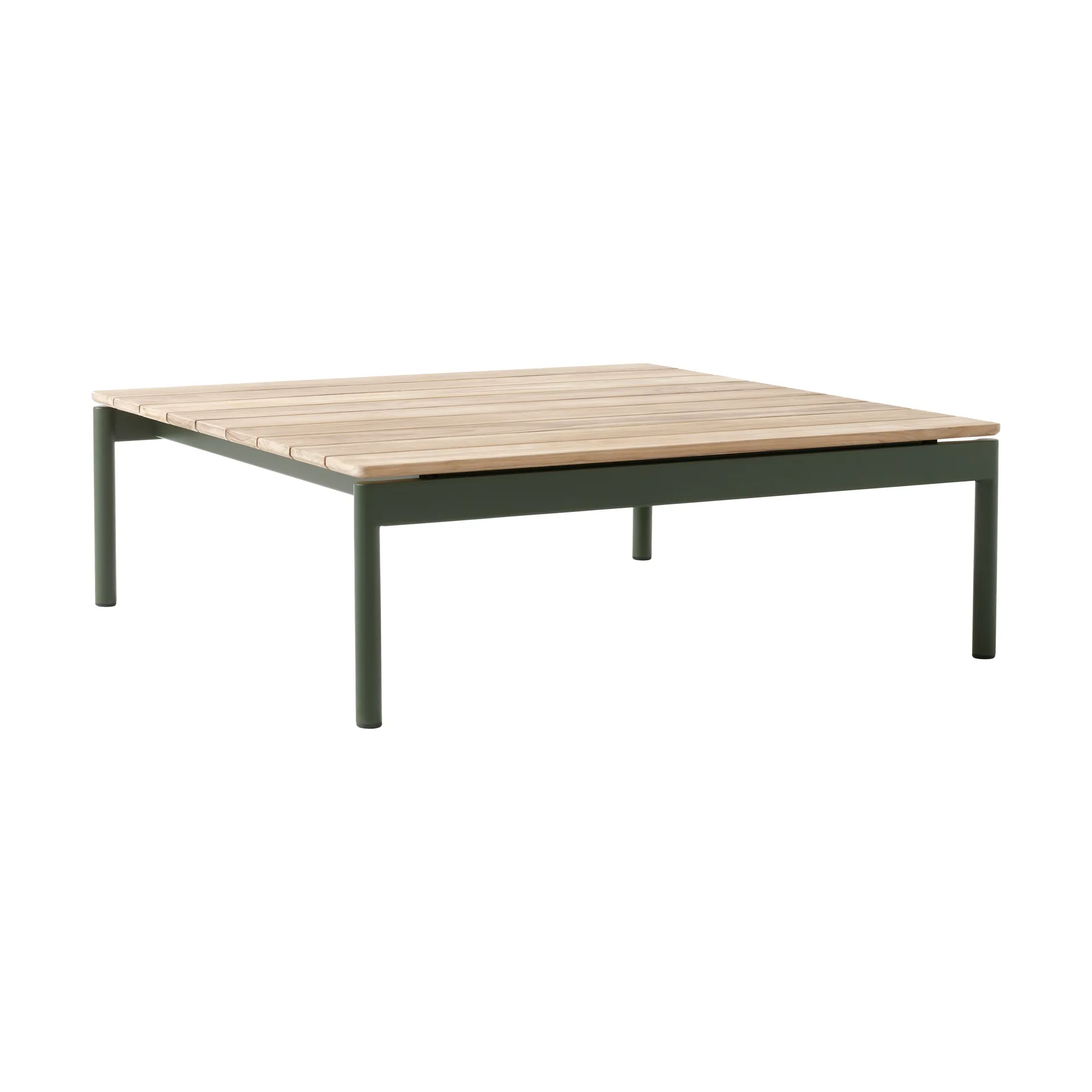 Table basse Ville Outdoor AV50, Bronze green-teak &Tradition