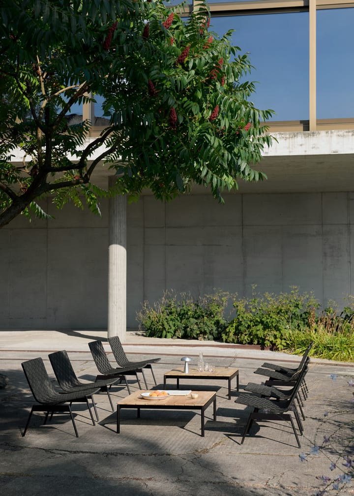 Table basse Ville Outdoor AV50, Warm black-teak &Tradition