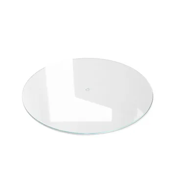 Table basse Wire VP17 - Acier inoxydable-verre, Ø74x36 cm - &Tradition