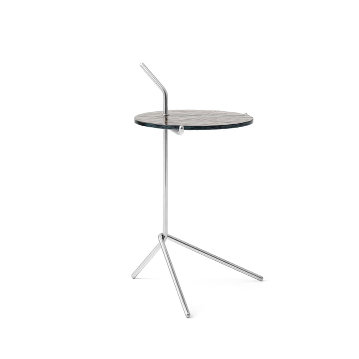 Table d'appoint Halten SH9 - Smoked glass-stainless steel - &Tradition