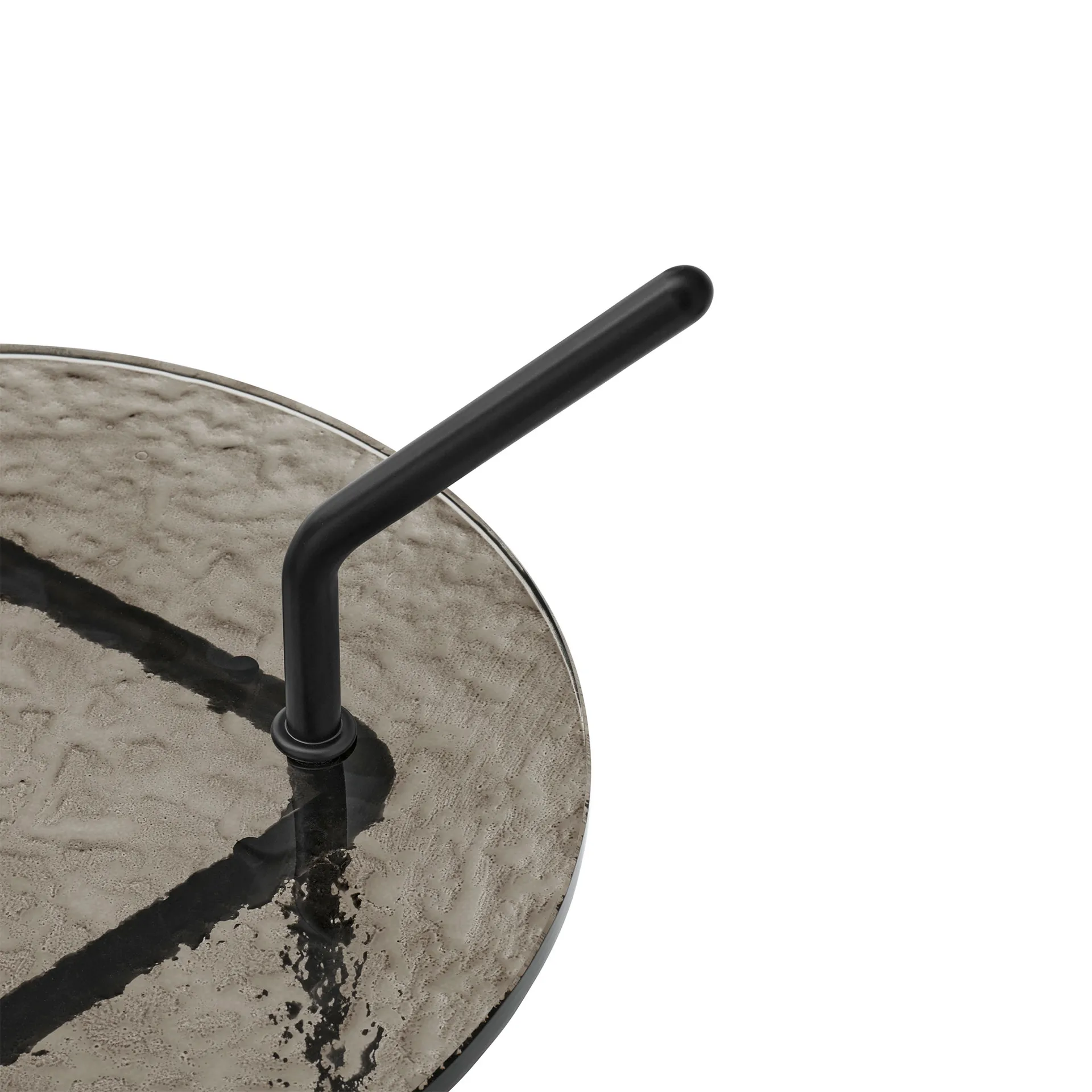 Table d'appoint Halten SH9, Smoked glass-warm black &Tradition