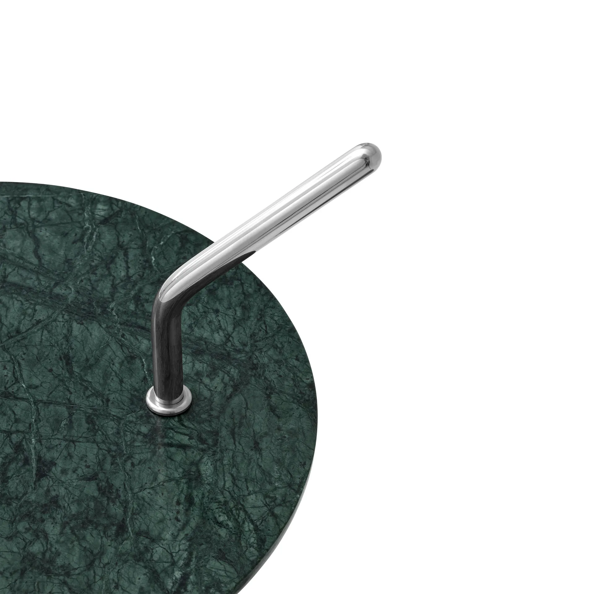 Table d'appoint Halten SH9, Verde guatemala-stainless steel &Tradition