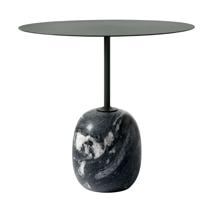 Table d'appoint Lato LN9 - Deep green-verde grigio, 40x50x45 cm - &Tradition