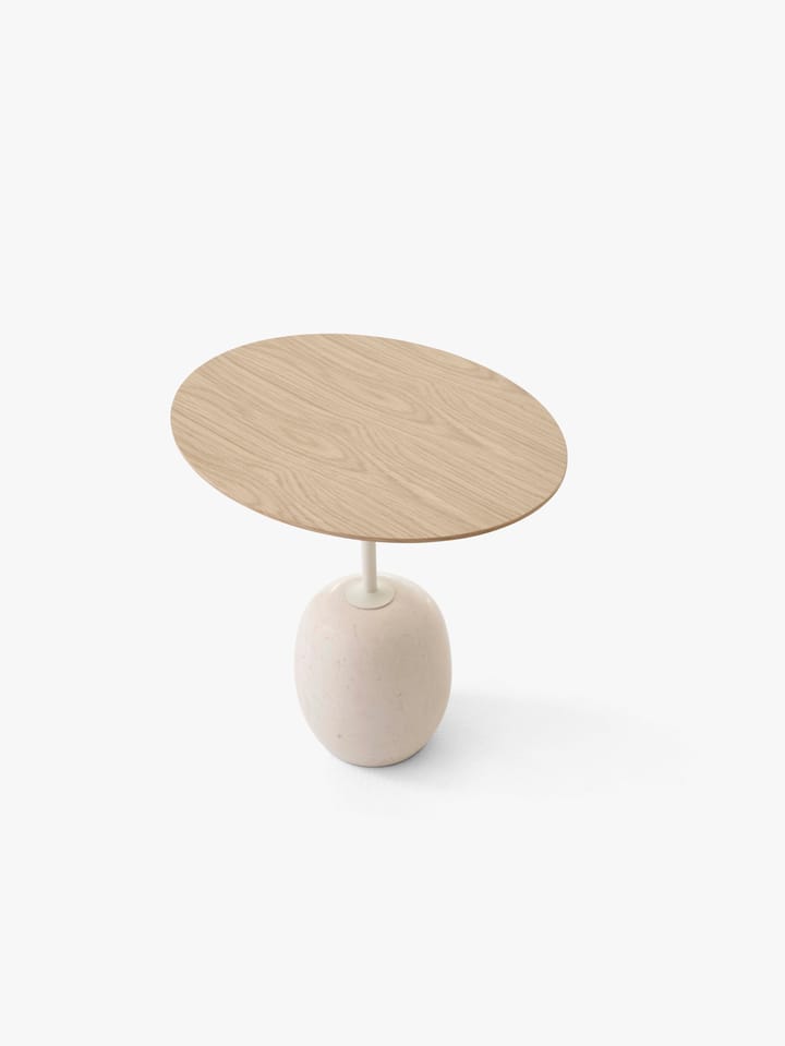 Table d'appoint Lato LN9 - Oak-Crema diva marble - &Tradition