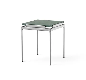 Table d'appoint LN11 Sett - Verde guatemala-dark chrome - &Tradition