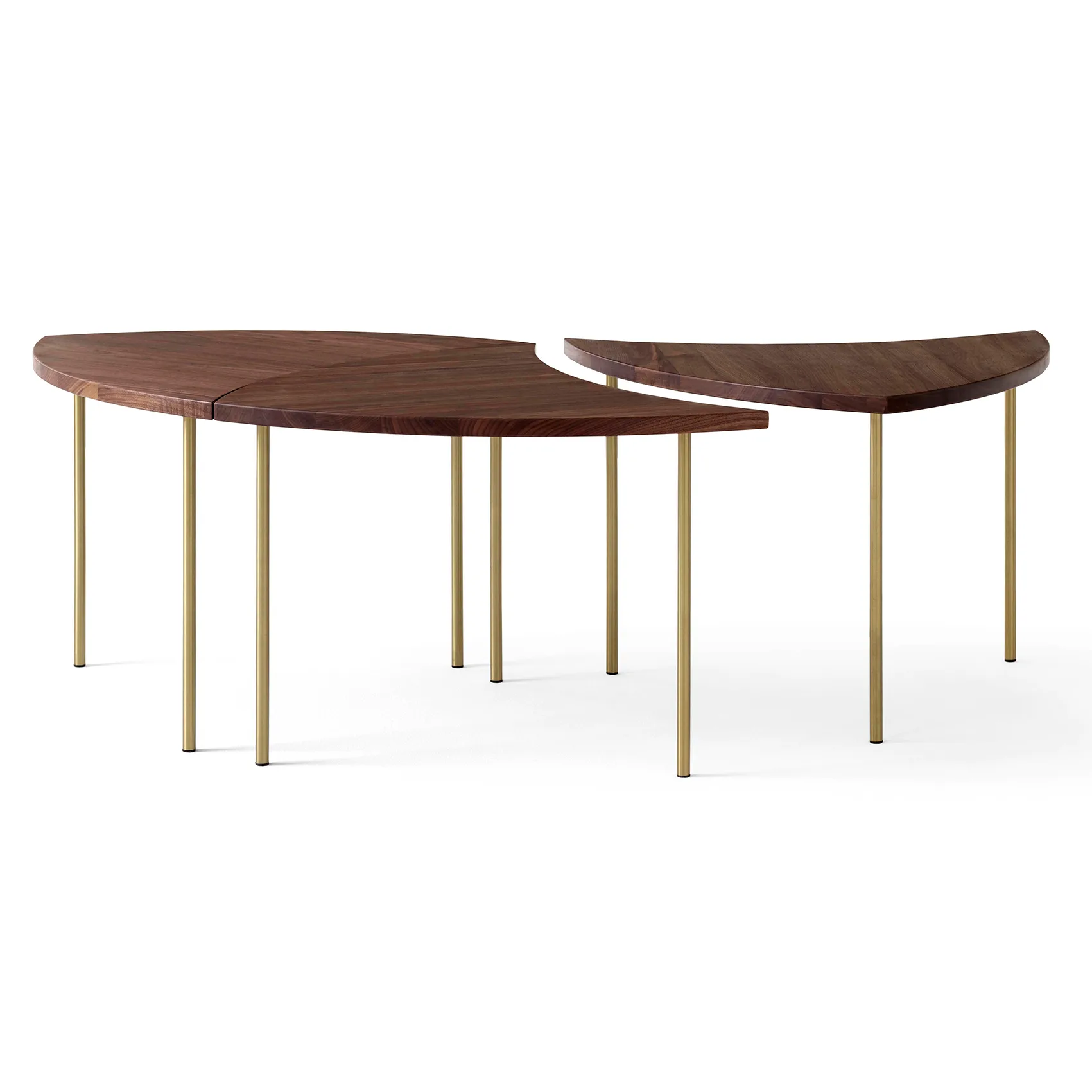 Table d’appoint Pinwheel HM7, Noyer &Tradition