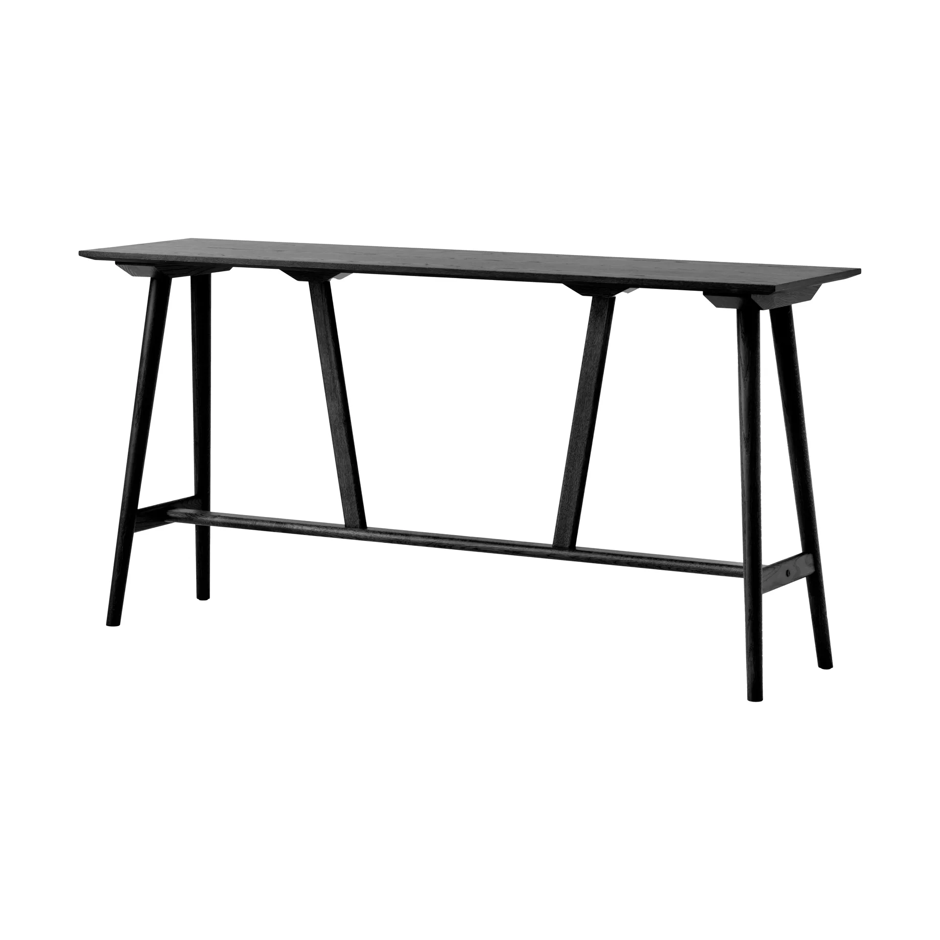 Table de bar In Between SK25 Counter Table 190x50x95 cm, Chêne laqué noir &Tradition