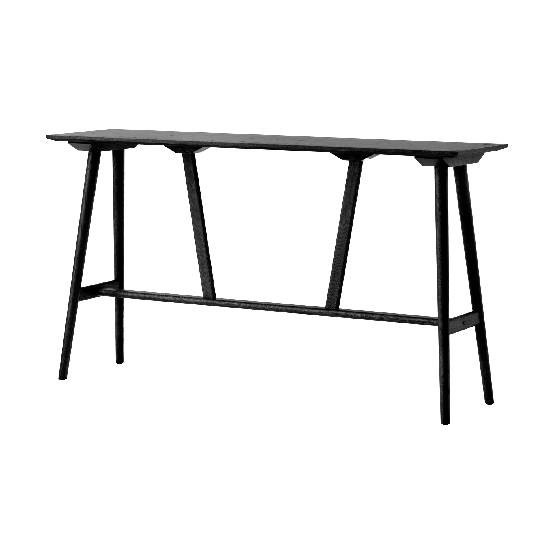 Table de bar In Between SK27 Bar Table 190x50x105 cm, Chêne laqué noir &Tradition