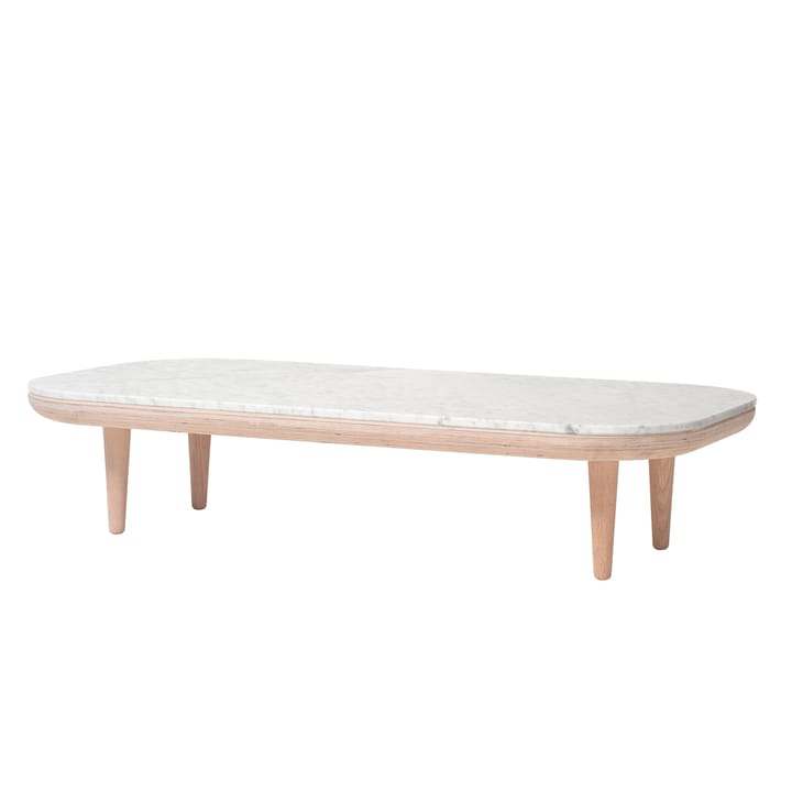 Table Fly SC5 - chêne huilé clair + marbre blanc - &Tradition