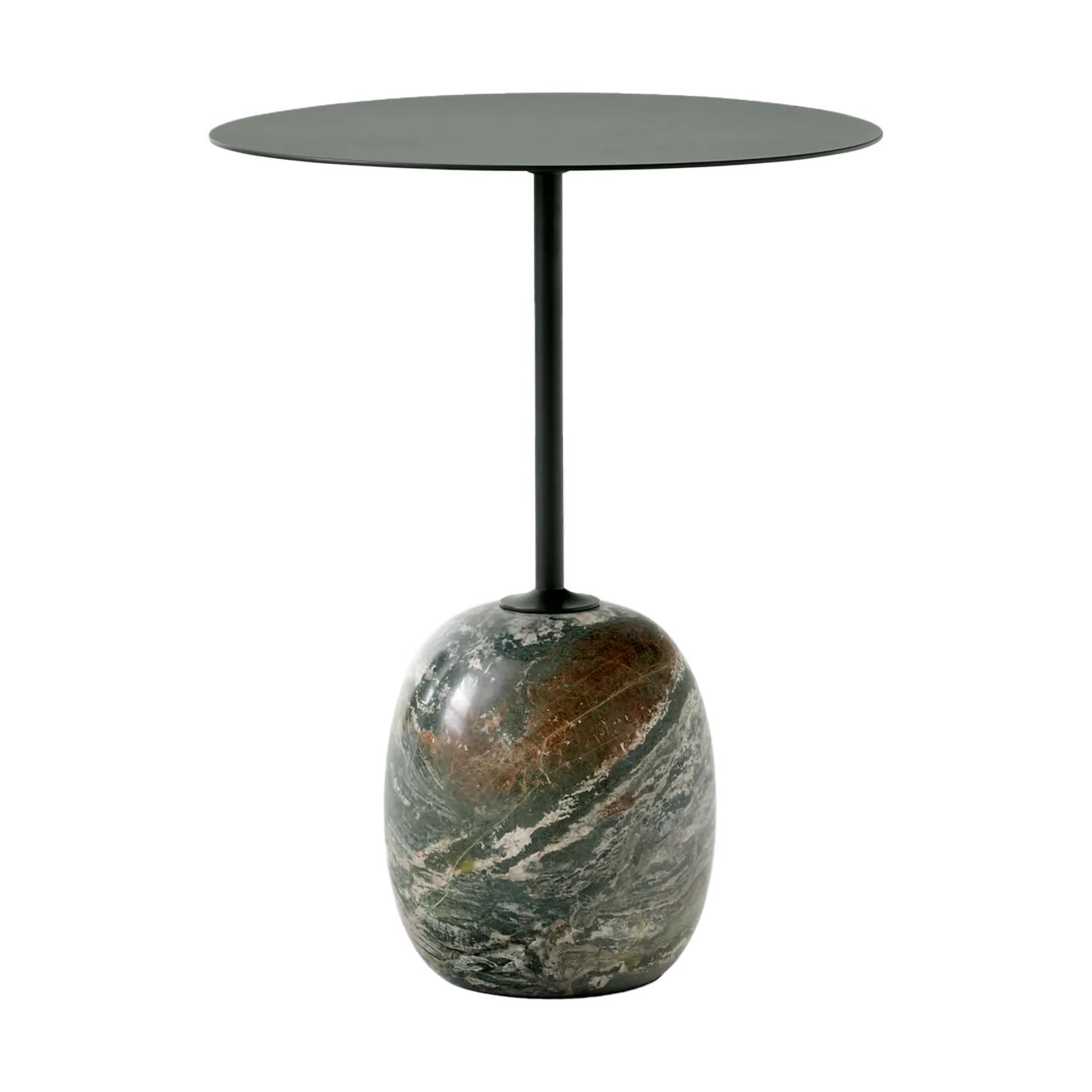 Table Lato LN8, Deep Green-Verde Alpi Marble &Tradition
