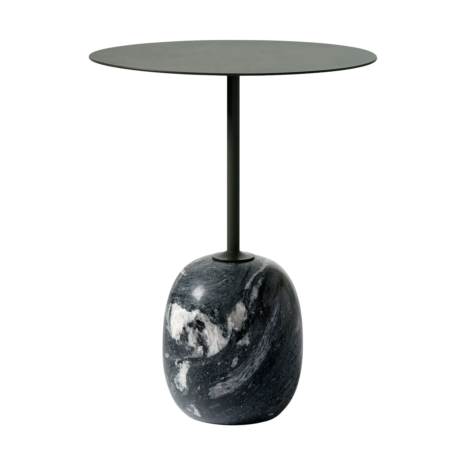 Table Lato LN8, Deep green-verde grigio, Ø40x50 cm &Tradition