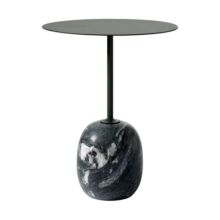 Table Lato LN8 - Deep green-verde grigio, Ø40x50 cm - &Tradition