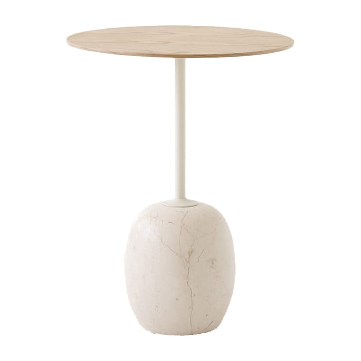 Table Lato LN8 - Lacquered oak-Crema diva marble - &Tradition