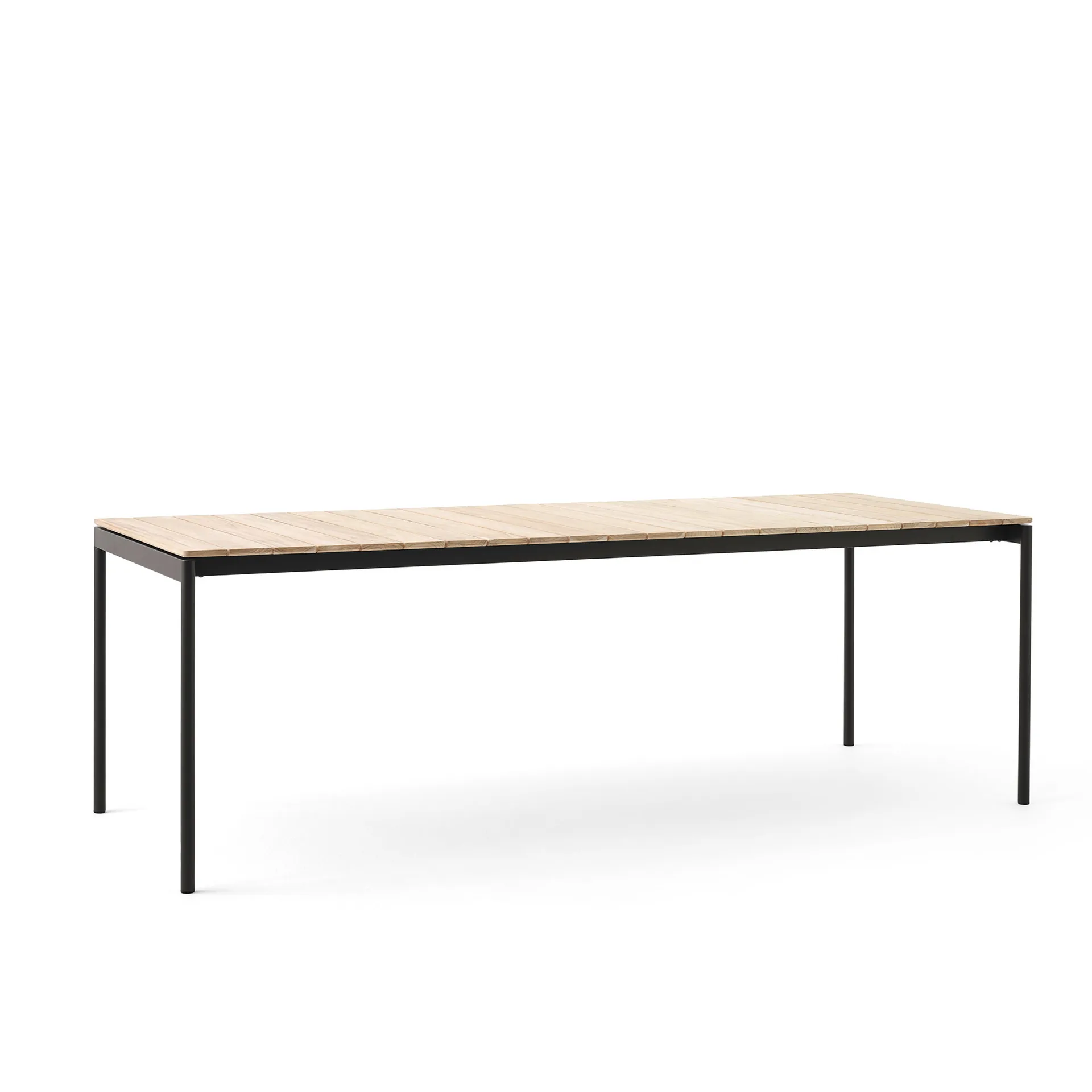 Table Ville AV26 large 220x90 cm, Warm black &Tradition