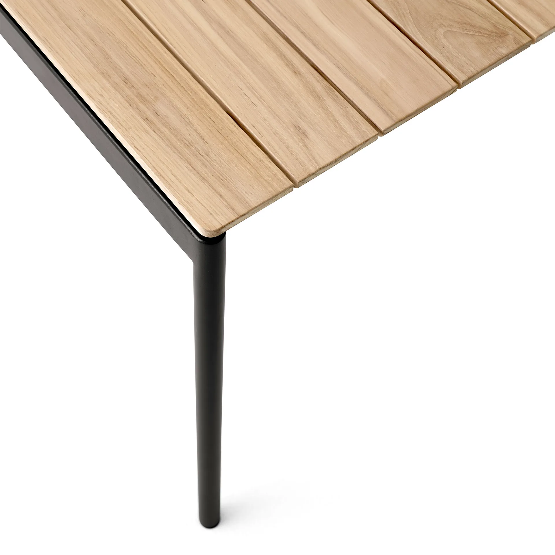 Table Ville AV26 large 220x90 cm, Warm black &Tradition