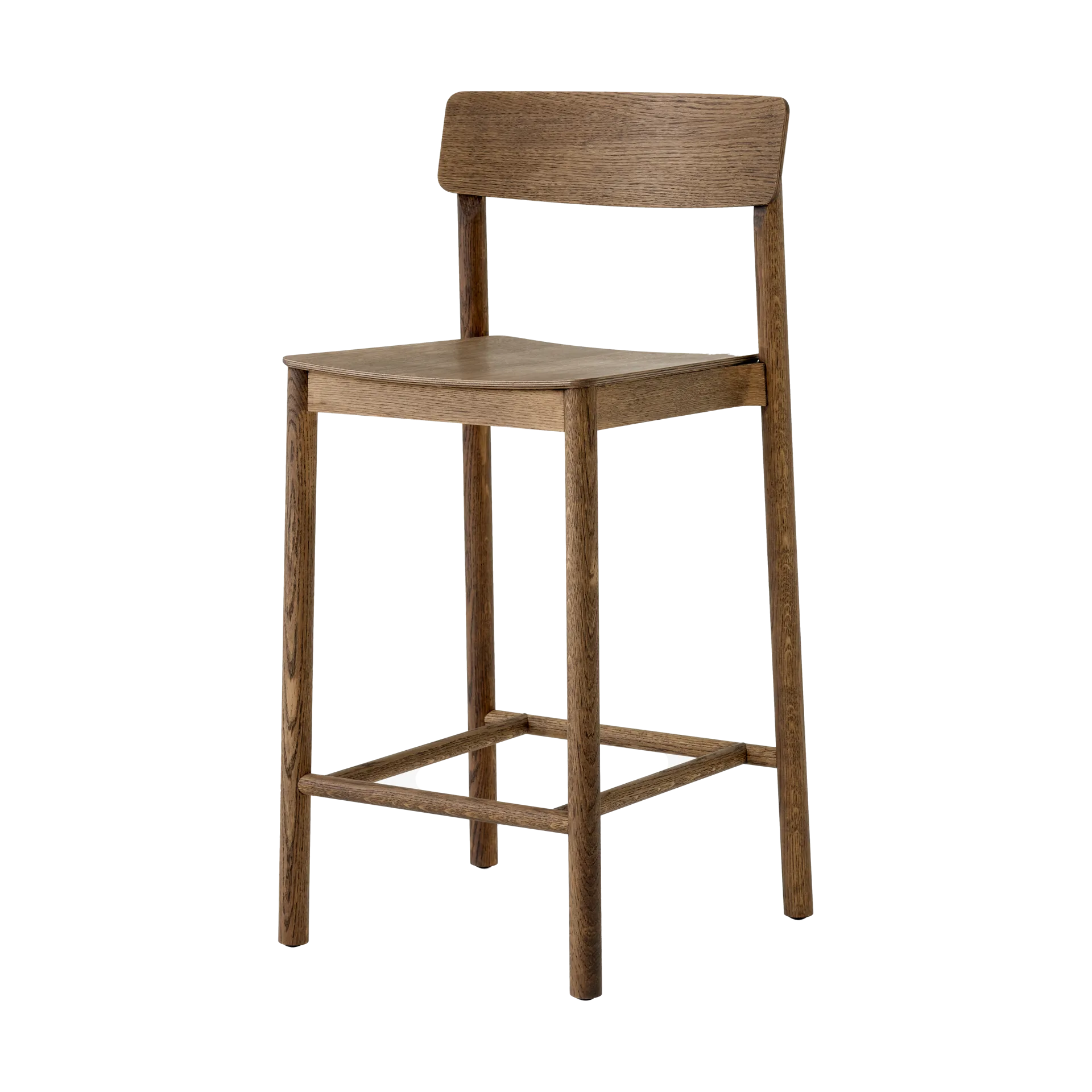 Tabouret de bar Betty TK13 Counter Chair 65 cm, Chêne fumé &Tradition