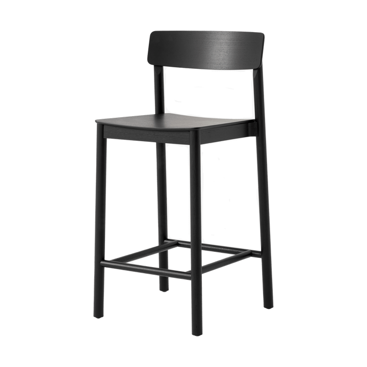Tabouret de bar Betty TK13 Counter Chair 65 cm - Frêne laqué noir - &Tradition