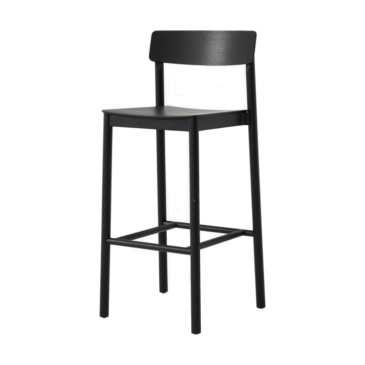 Tabouret de bar Betty TK16 Bar Chair 75 cm, Frêne laqué noir &Tradition