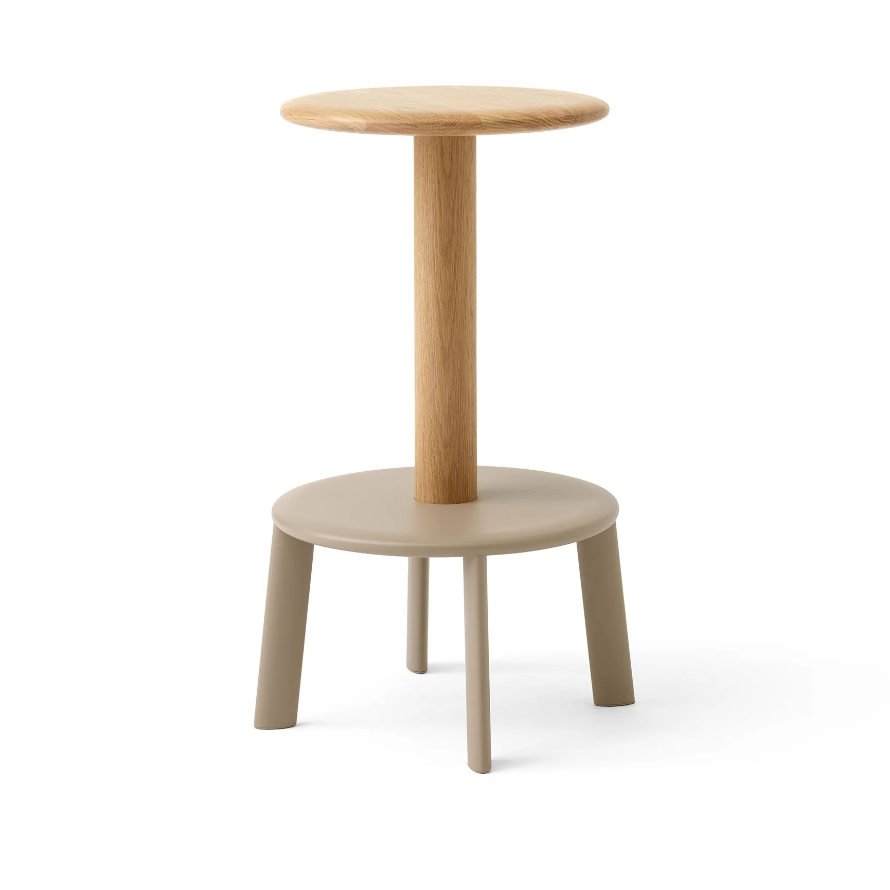 Tabouret de bar Massif AV39, Oak-grey beige &Tradition