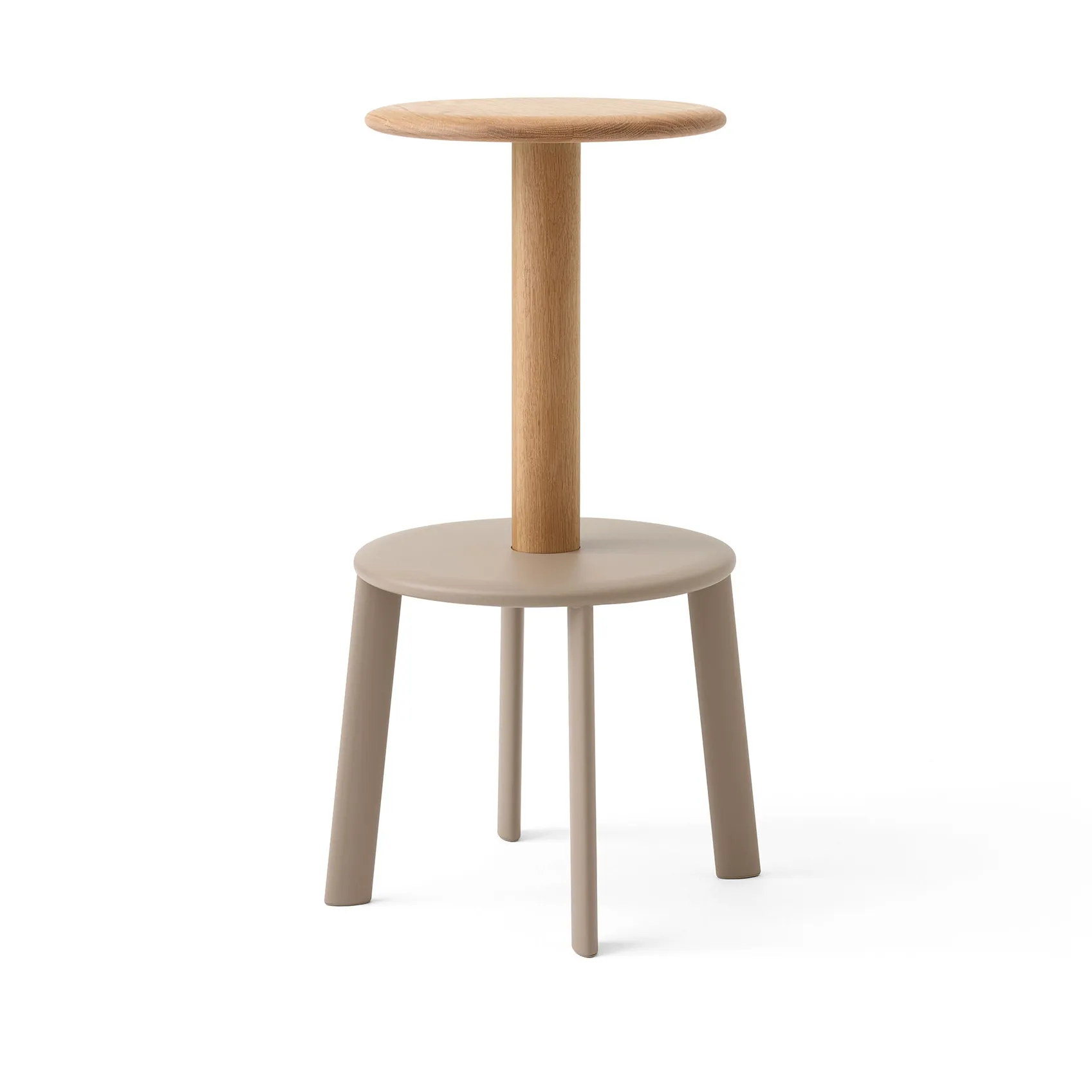 Tabouret de bar Massif AV40, Oak-grey beige &Tradition