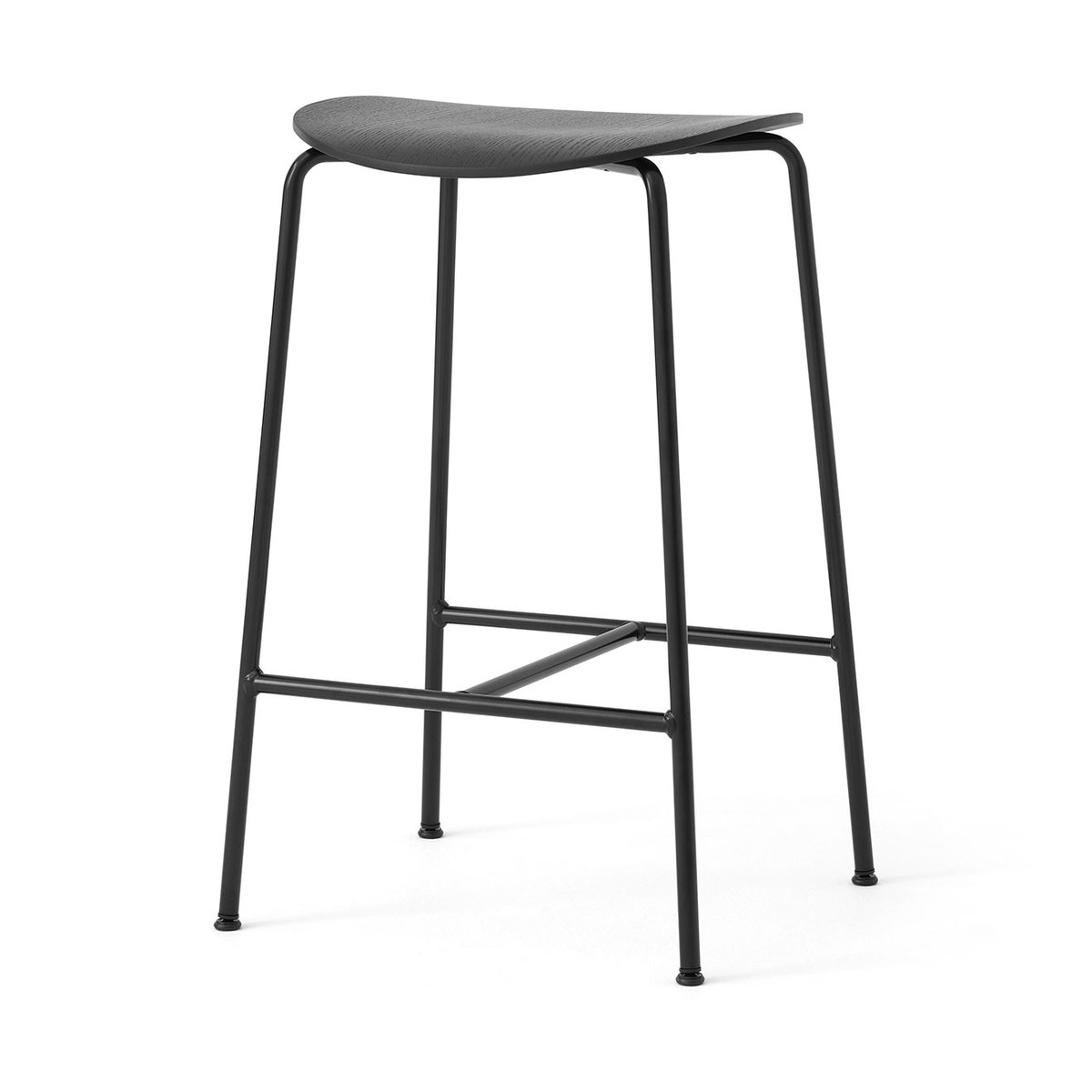 &Tradition Tabouret de bar Pavilion AV37 68 cm Black-black lacquered oak